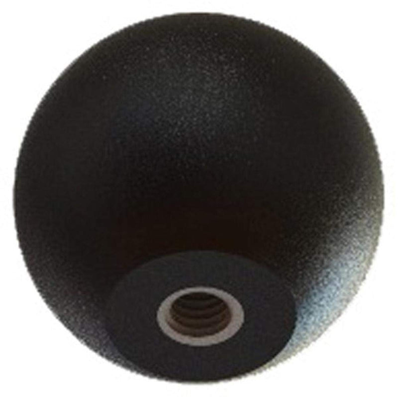 Innovative Components AN6C-B221 1.25" Ball knob 3/8-16 steel zinc insert black pp (Pack of 10)