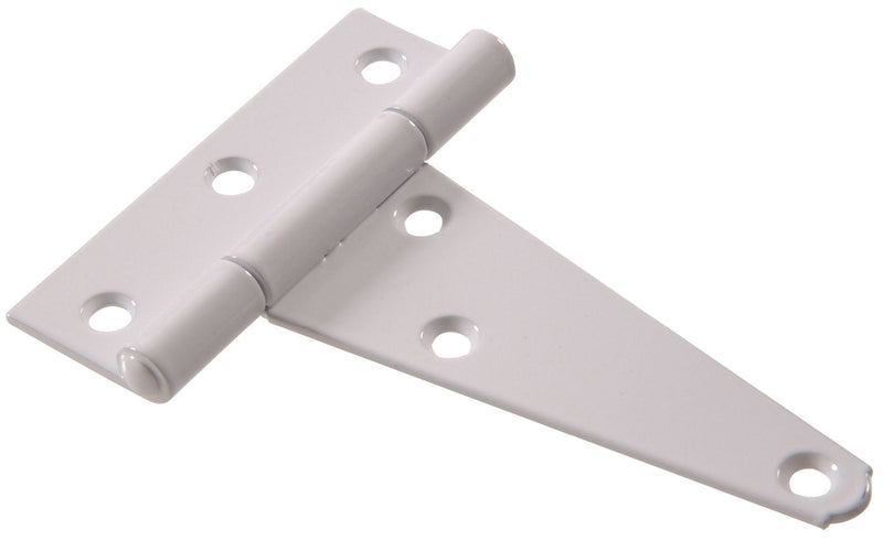 [AUSTRALIA] - Hillman Hardware Essentials 852780 Heavy Duty T-Hinges White 4" - 2 Pack 