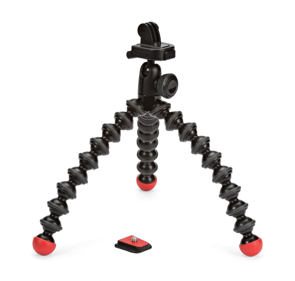 JOBY GorillaPod Action Video Tripod - A Strong, Flexible, Lightweight Tripod for GoPro HERO6 Black, GoPro HERO5 Black, GoPro HERO5 Session, Contour and Sony Action Cam