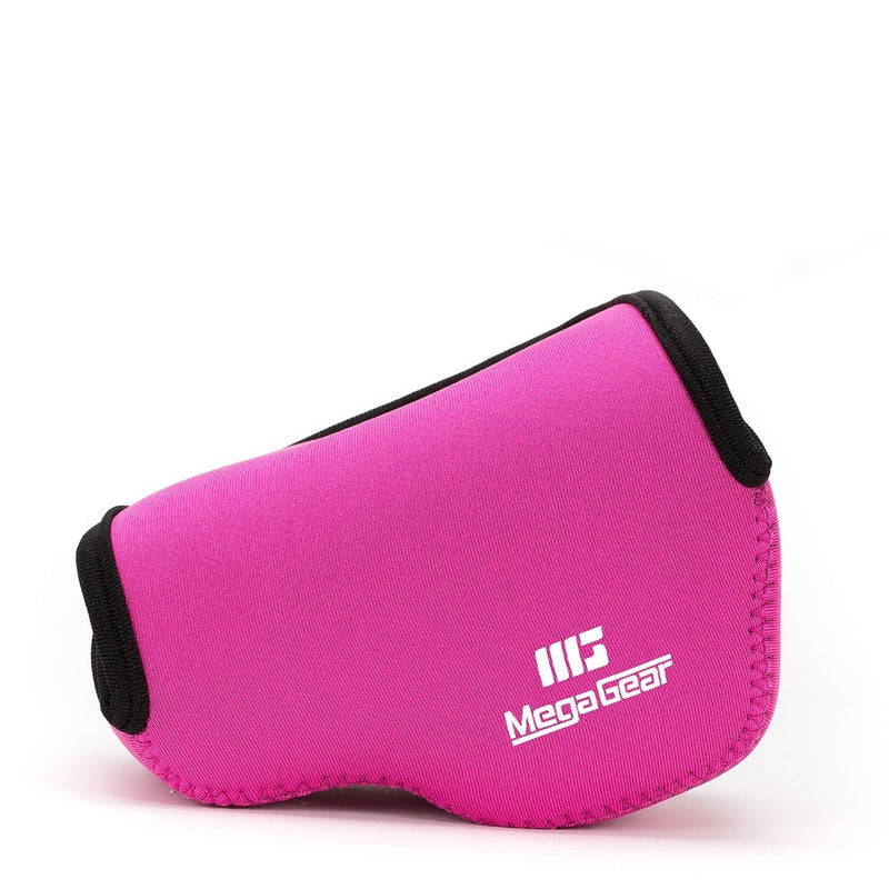 MegaGear ''Ultra Light'' Neoprene Camera Case Bag for Sony NEX-6, Sony NEX-7, Sony NEX-F3 with 16-50mm Lens (Hot Pink) Hot Pink
