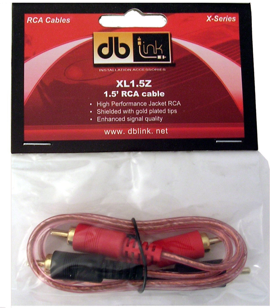 db Link XL1.5Z X-Series Shielded RCA Cable