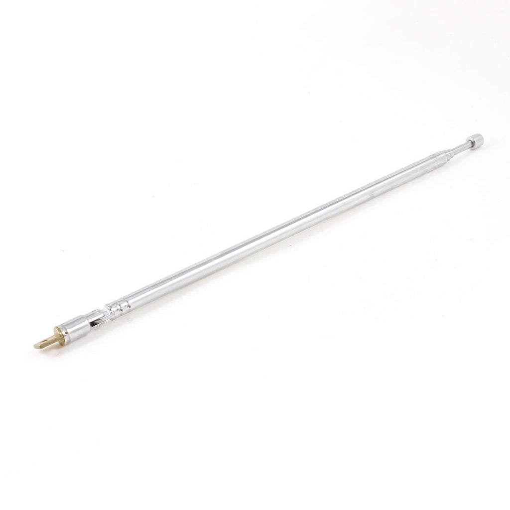 uxcell 62cm Long 4 Sections Radio Control AM FM TV Telescopic Antenna