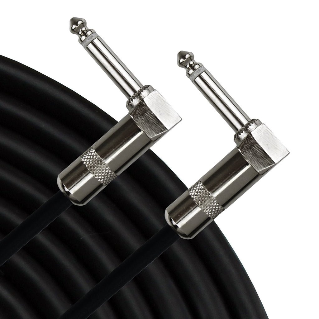 [AUSTRALIA] - StageMASTER SEGLL-2 2-Feet Instrument Right Angle 1/4-Inch Connectors for Foot Effect Pedals 