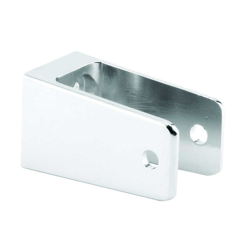 Sentry Supply 656-6428"U Bracket, for 1-1/4 inch Panels, Zinc Alloy Construction (Zamak), Chrome Plated, Installation Fasteners, (single pack)