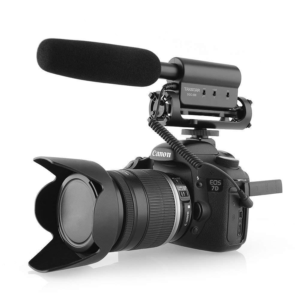 SGC-598 Photography Interview Shotgun MIC Microphone for Nikon Canon DSLR Camera (Need 3.5mm Interface)