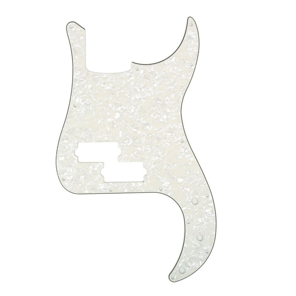 Musiclily P Bass pickguard for Precision Bass Guitar, 4Ply Pearl Parchment