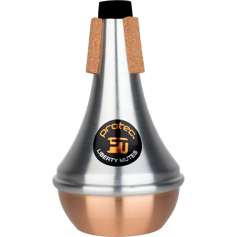 Protec ML101 Liberty Trumpet Aluminum Mute - Straight/Copper End