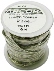 16 Gauge Pre-Tinned Copper Wire - 1 Lbs