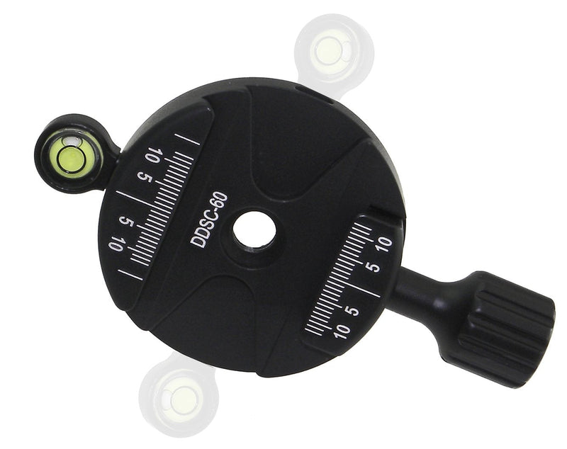 [AUSTRALIA] - Desmond 60mm Disc Circular Clamp DDSC-60 Arca-Swiss Compatible with 3 Position Bubble Level 