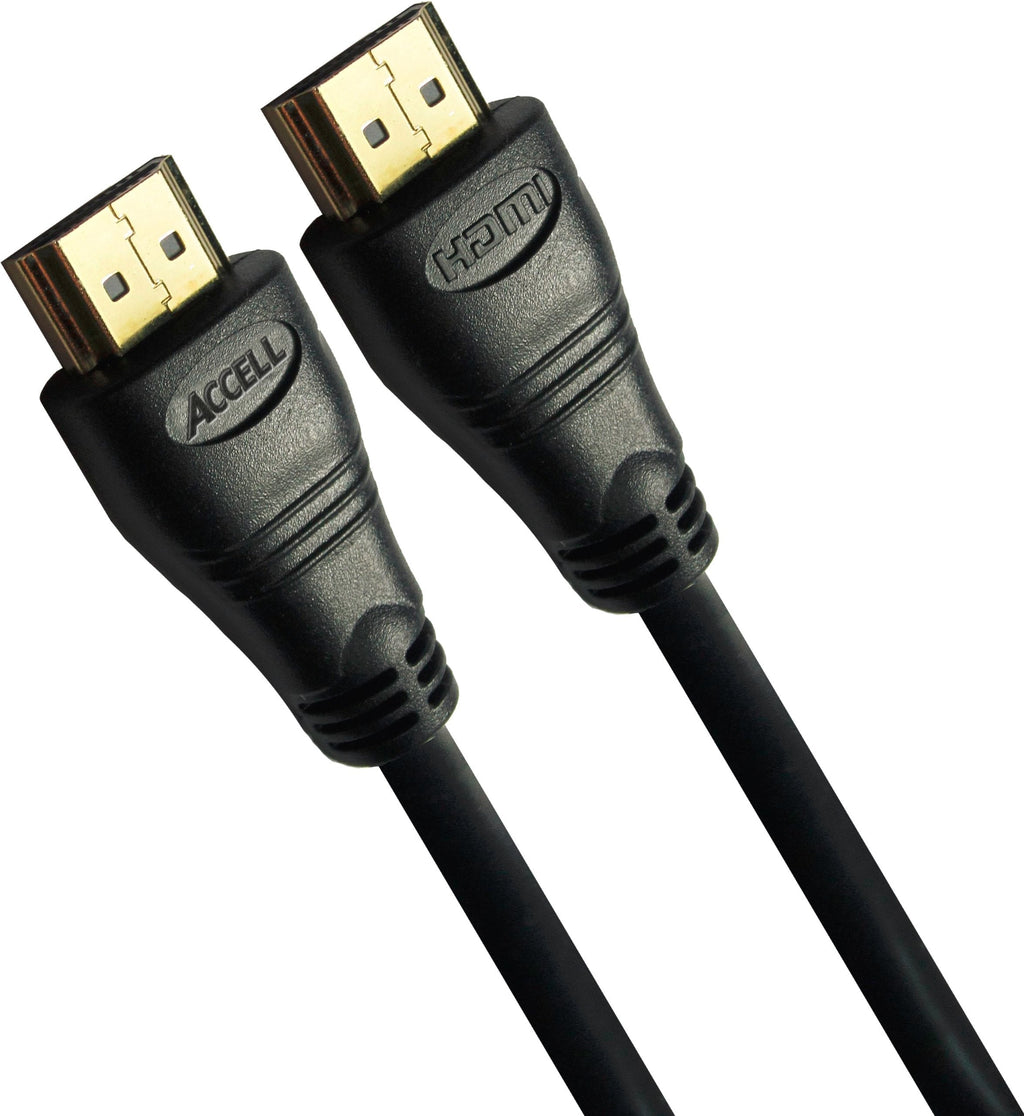Accell Essential High Speed HDMI Cable - 6 Feet - HDMI 2.0 Compliant for 4K UHD @60Hz, Ethernet (B163B-006B-2) 6.6 Feet (2 Meters) 1-Pack