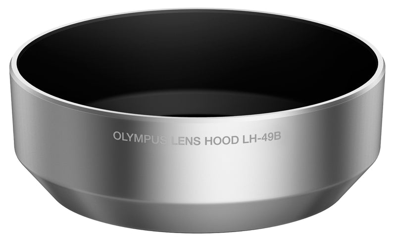 Olympus Lens Hood 49B for 25mm Lens (Silver)