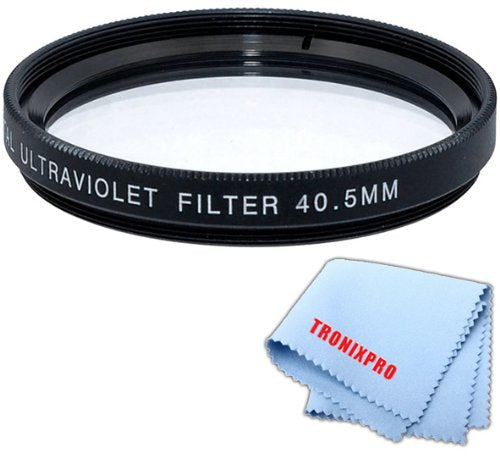 Tronixpro 40.5mm Pro Series High Resolution Digital Ultraviolet UV Protection Filter + Tronixpro Microfiber Cloth 40.5mm UV Filter