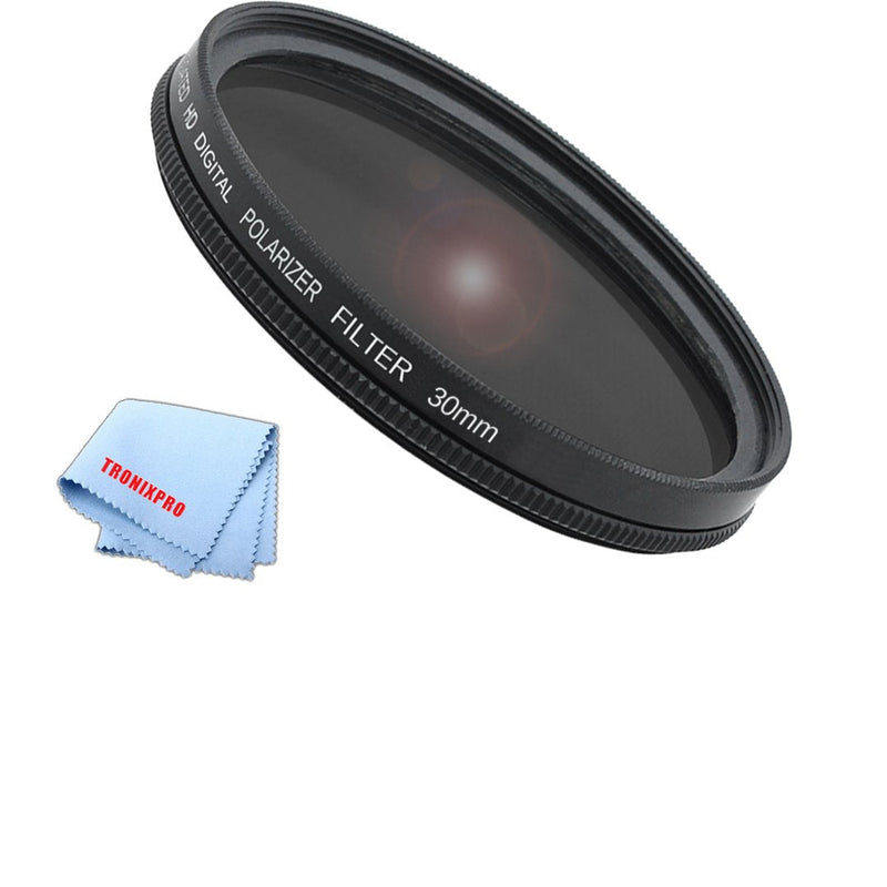 Tronixpro 30mm Pro Series High Resolution Polarized Filter + Microfiber Cloth