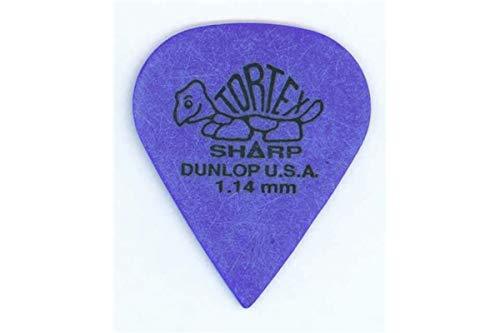 Dunlop Tortex Sharp Guitar Picks 1 Dozen 1.14 mm