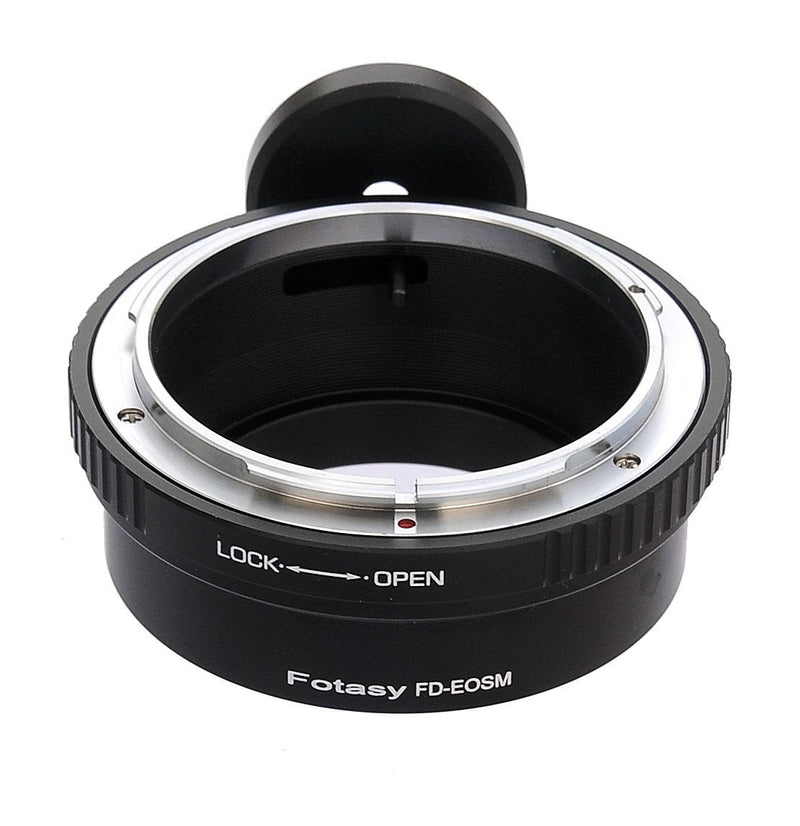 Fotasy Canon FD Lens to Canon EF-M Mount Adapter, Canon FD EFM, FD EOS M, w Tripod Mount, fits Canon FD FL Lens & Canon EOS-M Mirrorless Cameras M1 M2 M3 M5 M6 M6 Mark II M10 M50 M100 M200 FD EFM Tripod