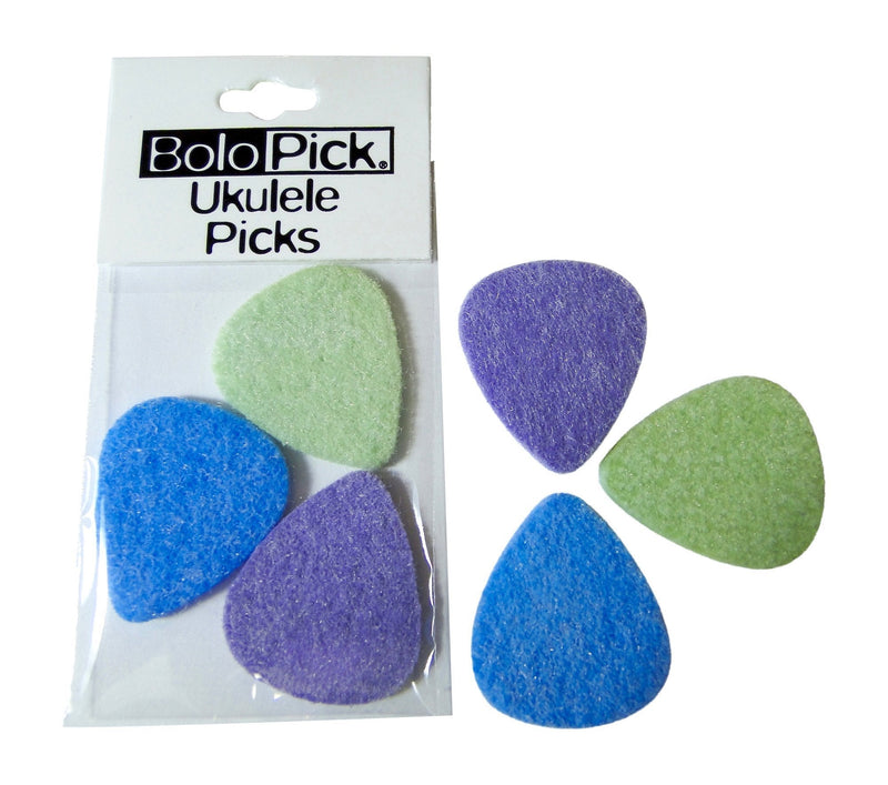 BoloPick Felt Pick for Ukulele 6 Pack (original recipe) original recipe