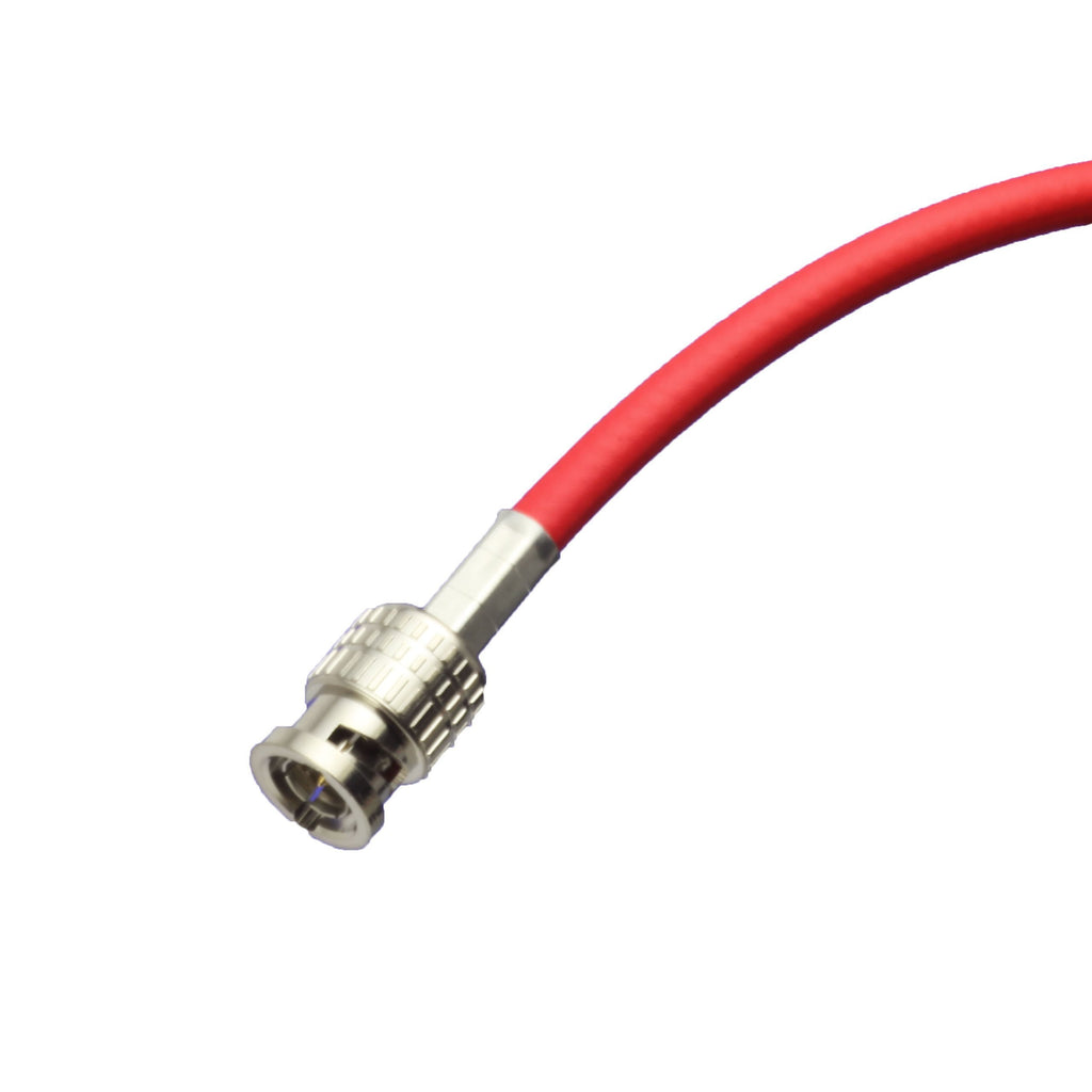 BJC High-Flex 3G/6G HD SDI Patch Cable (Belden 1505F), BNC to BNC (Red, 10 Foot) Red
