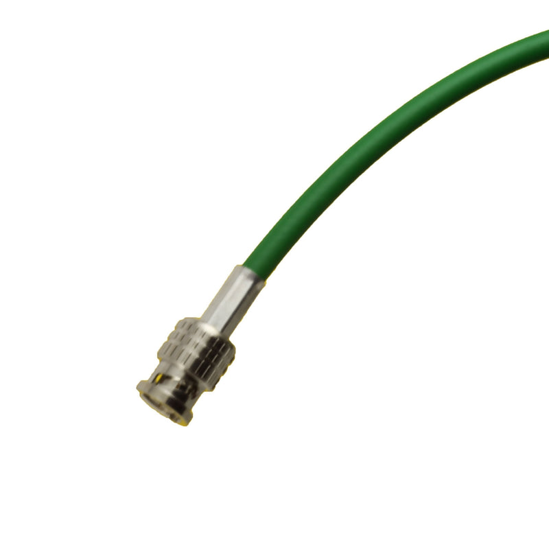 10 Foot Green BJC High-Flex 3G/6G HD SDI Patch Cable (Belden 1505F), BNC to BNC