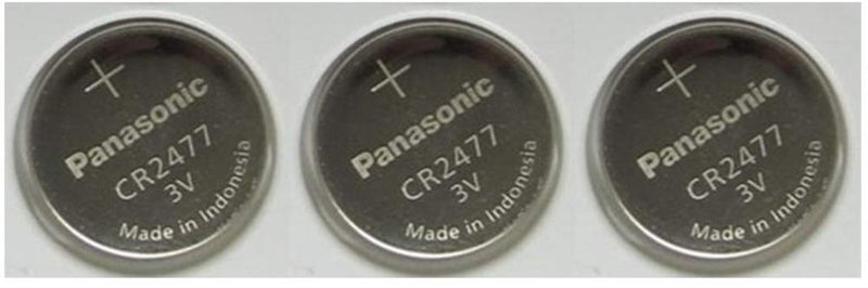 Panasonic CR2477 3V Lithium Cell Battery (Pack of 3)