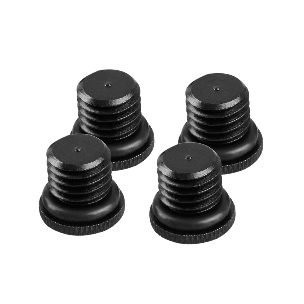 SMALLRIG M12 Rod End Protective Cap Stopper Screw for 15mm Rod Support DSLR Rig Rail Clamp (4pcs Pack) - 1617