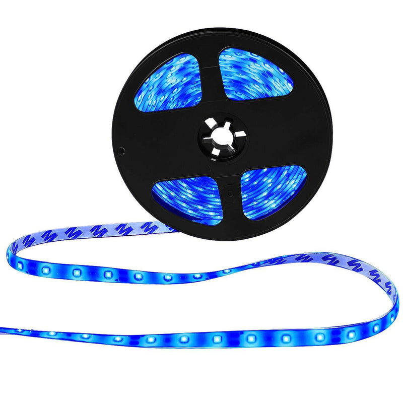 [AUSTRALIA] - XKTTSUEERCRR Waterproof Blue LED 3528 SMD 300LED 5M 16.4Feet Flexible Light Strip 12V 2A 24W 60LED/M (Blue) 