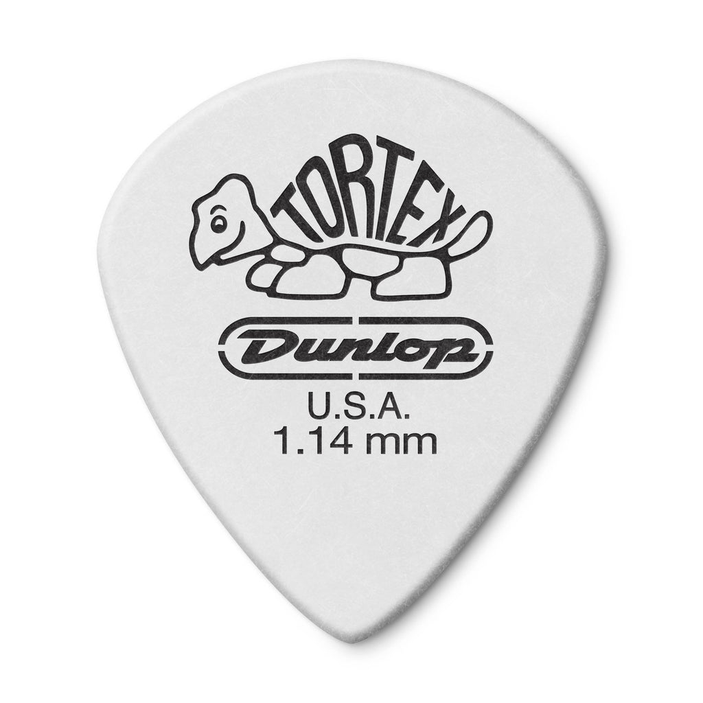 Jim Dunlop 478P1.14 Tortex White Jazz III, 1.14mm, 12/Player's Pack 12 Pack