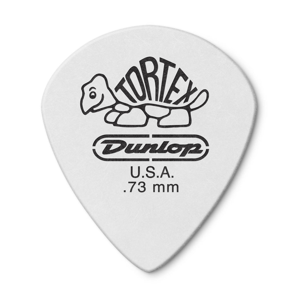 Jim Dunlop 478P.73 Tortex White Jazz III, .73mm, 12/Player's Pack 0.73mm 12 Pack