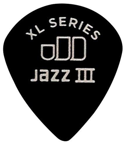 Dunlop 498P1.35 Tortex Jazz III XL, Black, 1.35mm, 12/Player's Pack