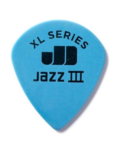 Dunlop 498P1.0 Tortex Jazz III XL, Blue, 1.0mm, 12/Player's Pack