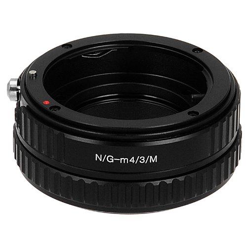 Fotodiox Pro Lens Mount Adapter, Nikon Nikkor (Including G & D-Type) Mount Lens to Micro 4/3 (MFT) Mirrorless Digital Cameras with Macro Focusing Helicoid - Panasonic Lumix, Olympus Pen, OM-D, etc