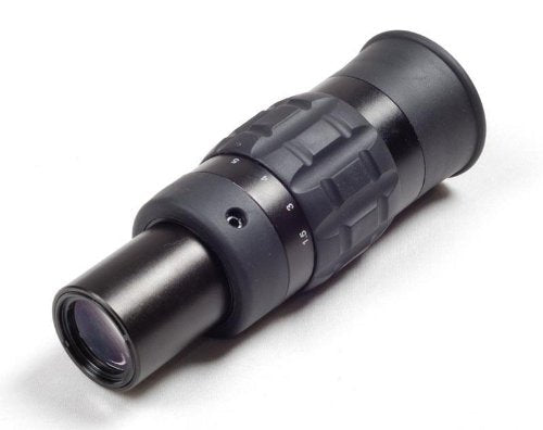 Ade Advanced Optics 1.5x-5x Variable Magnifier for Red Dot Sight + Mount, Black 1.5-5x