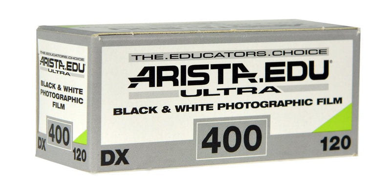 Arista EDU Ultra 400 ISO Black & White Film, 120 Single Pack