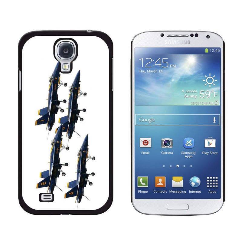 [AUSTRALIA] - Graphics and More United States Navy Blue Angels Formation Snap-On Hard Protective Case for Samsung Galaxy S4 - Non-Retail Packaging - Black 