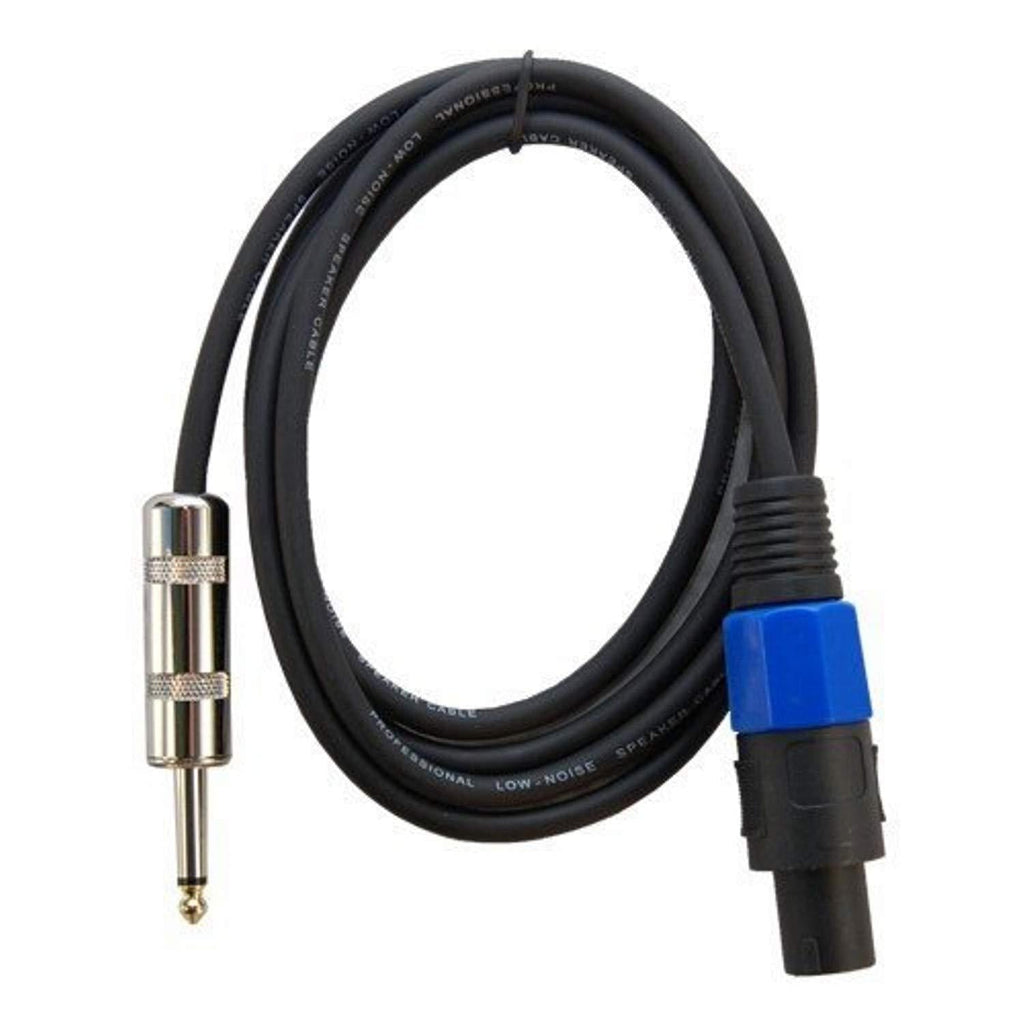 [AUSTRALIA] - HQRP 6ft Speakon to 1/4-inch (6.35mm) TS Cable Compatible with Hartke AK115 / AK410 Bass Guitar Amplifier ; Hartke HyDrive HX112 / HX115 / HX410 / HX810 Bass Amplifier Cabinet 