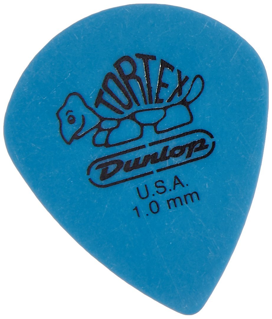 Dunlop 498R1.0 Tortex Jazz III XL, Blue, 1.0mm, 72/Bag