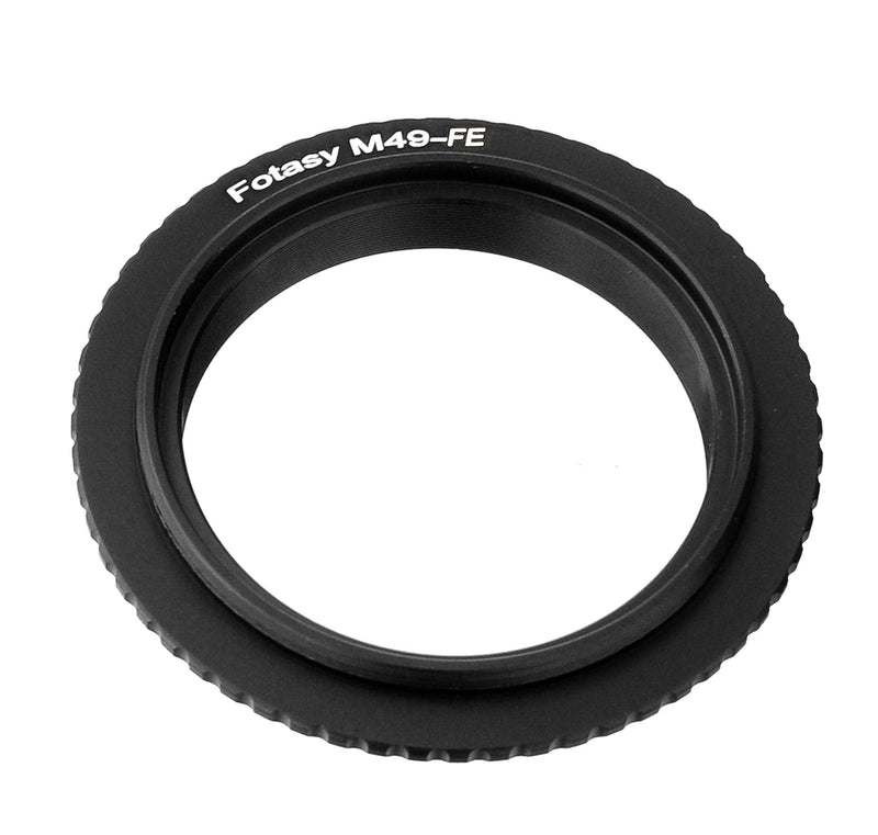 Fotasy 49mm Macro Reverse Adapter Ring for Sony E Mount Camera, fits Lens with 49mm Filter Diameter & Sony NEX-5T NEX-6 NEX-7 a3000 a3500 a5000 a5100 a6000 a6100 a6300 a6400 a6400 a6500 a6600 Macro Reverse Ring 49mm