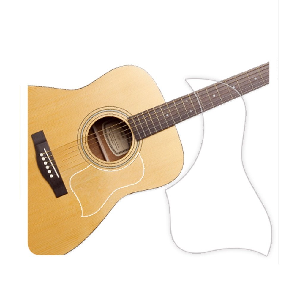 Healingshield Premium Acoustic Guitar Pickguard Style Type Clear Matt