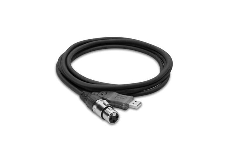 [AUSTRALIA] - Hosa UXA-110 XLR3F Type A TRACKLINK USB Interface, 10 Feet (UXA110) 