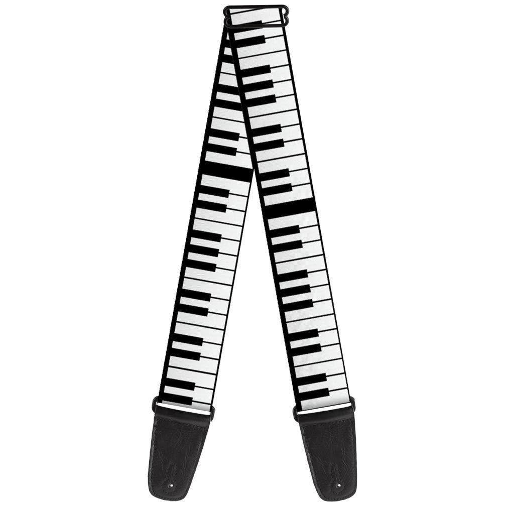 Guitar Strap Piano Keys 2 Inches Wide