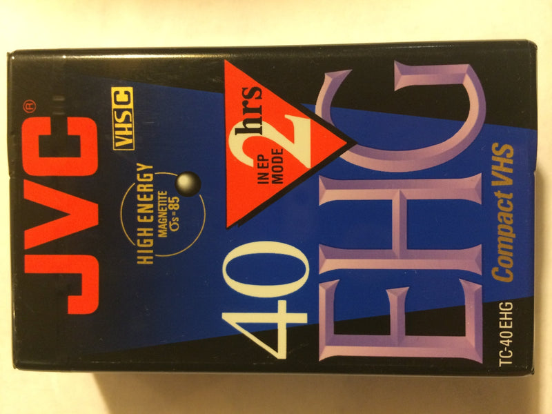JVC 2 Hours Extra-High-Grade VHS-C Videocassette - Single by JVC