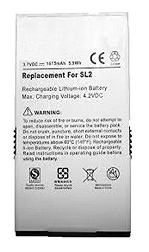 MPF Products 1615mAh Extended AE737173025076 Battery Replacement Compatible with Sirius Stiletto 2 SL2 Portable Satellite Radio SL2PK1 01070000014
