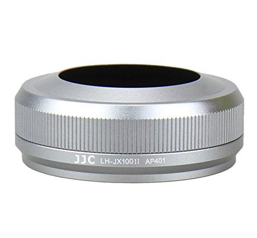 JJC LH-JX100II SILVER Upgrade Lens Hood Shade Adapter Ring for Fujifilm FinePix X100 X100S Replaces AR-X100 Silver II