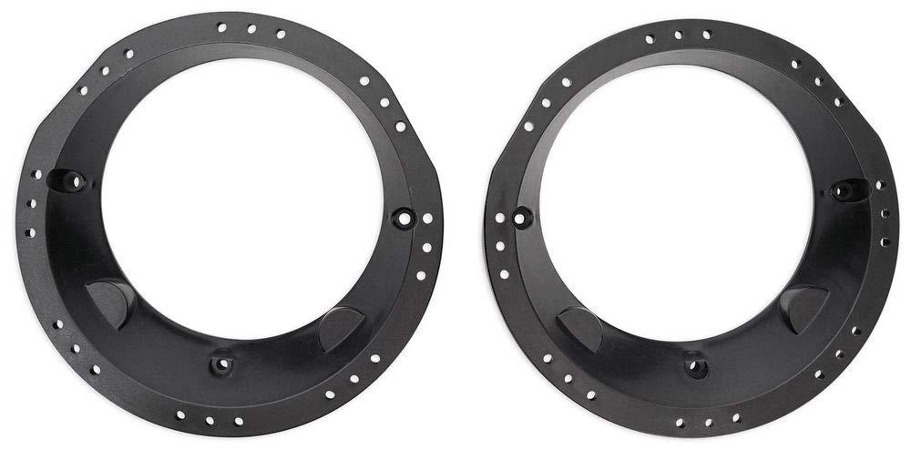 Metra 82-9601 6-1/2" to 6-3/4" Speaker Adapter for 1998-2013 Harley Davidson Touring Models,Black