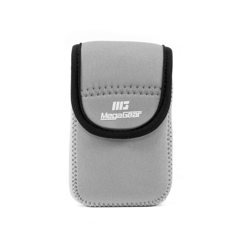 MegaGear MG039 Ultra Light Neoprene Camera Case compatible with Canon PowerShot SX740 HS, SX730 HS, SX720 HS, SX710 HS, SX700 HS, Sony Cyber-shot DSC-HX60V - Gray