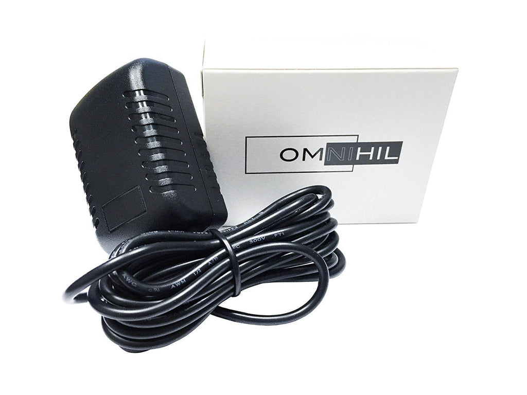 Omnihil 12V AC Adapter Power Supply Compatible with Yamaha PSS-480 Keyboard Extra 8 Feet Cord