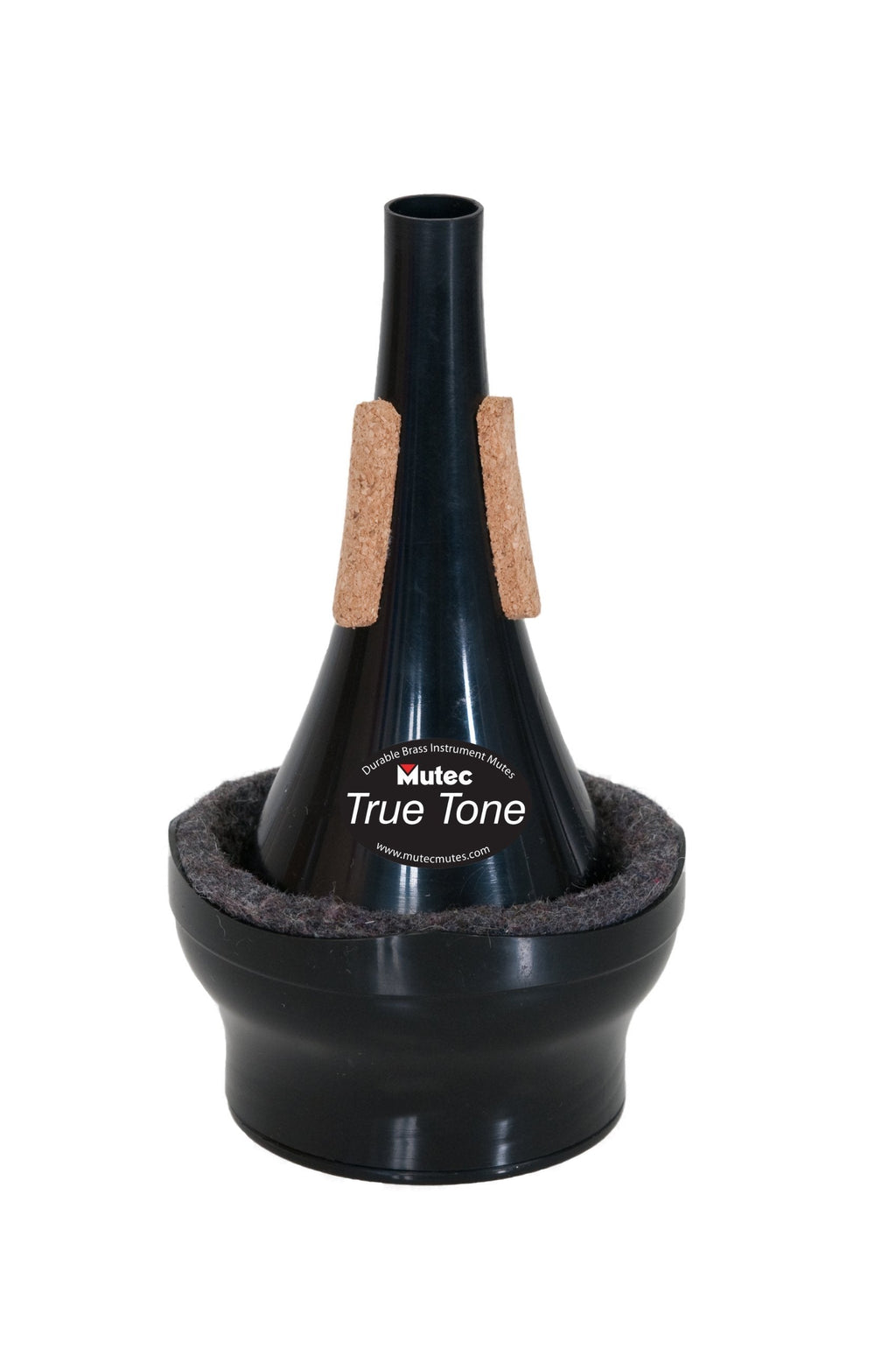 Mutec MHT149 Truetone by Cup Mute for Trumpet - Black Plastic