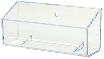 Marketing Holders Single Wall Business Card Display Rack Premium Acrylic Qty 1 Single Wall Clear