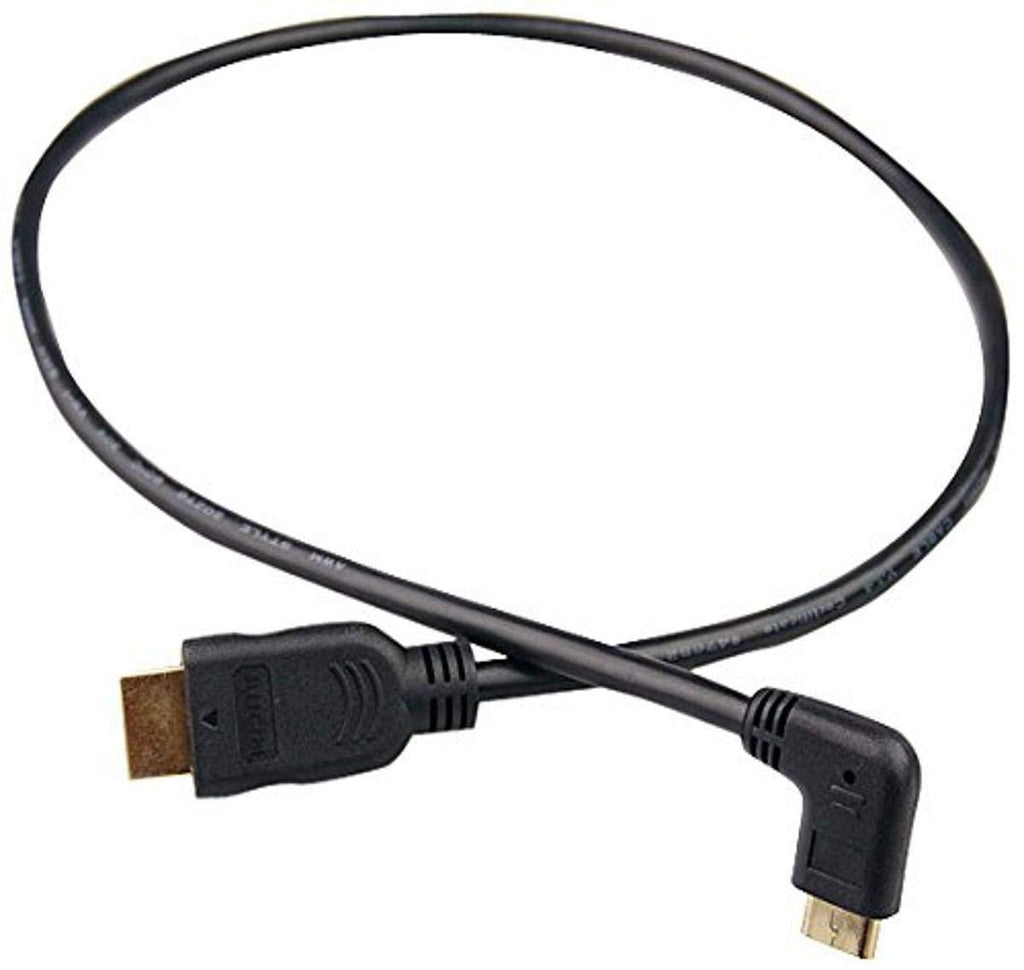 Lanparte HDMI-65 HDMI Cable with 90 Degree Connector (Black)