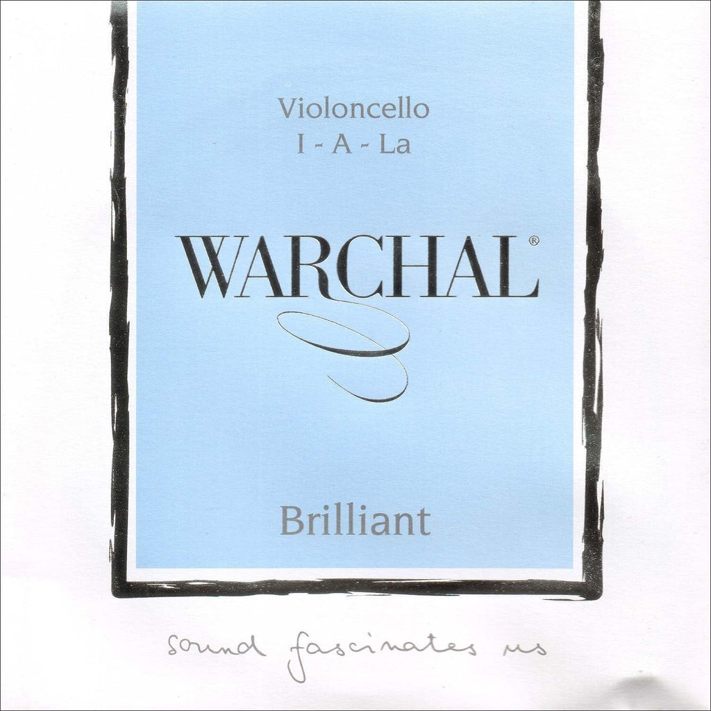 Warchal Brilliant Cello A String - Hyronalium Winding - Synthetic Core - Medium