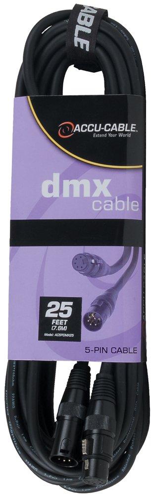 [AUSTRALIA] - ADJ Products Stage And Studio Power Cable, Black (AC5PDMX25) 25' 